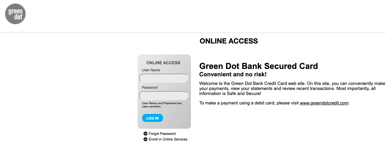 green dot credit card